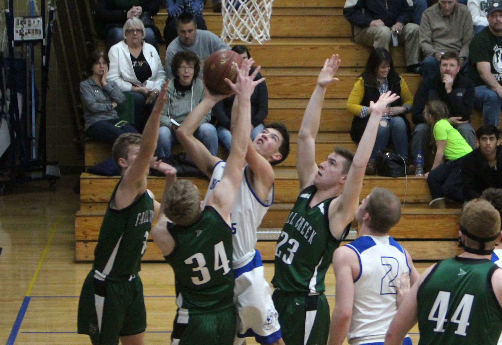 Fall Creek at McDonell boys basketball 12-14-18
